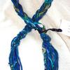 # BRD 11  
Polyester, Rayon, Silk - 
Royal blue, lime, dusty blue -   
$24