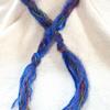 # BRD 2  
Mohair, Metallics - 
Royal blues  w/gold flecks -  
$18


