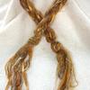 # BRD 20  
Mohair, Metallics - 
Gold, brown, w/gold specks - 
$20