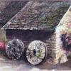 "Cotswold Millstones"  
11" x 16 1/2" -  
w/mat  16" x 22" -  
$115